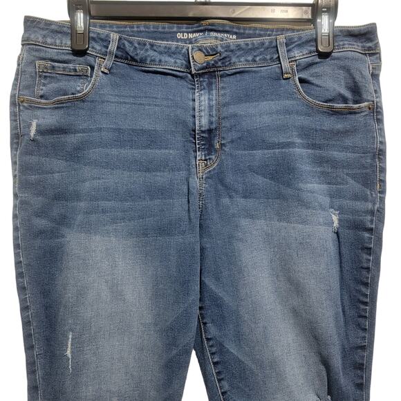 Old Navy Rockstar Midrise Skinny Jeans Plus Size 18R - Picture 7 of 9